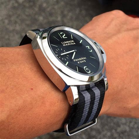 how to install nato strap on panerai|panerai nato strap reviews.